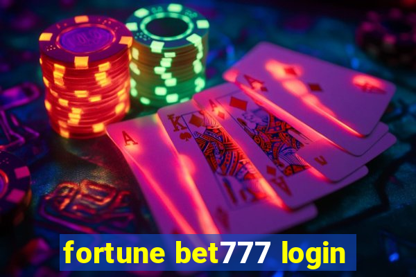 fortune bet777 login